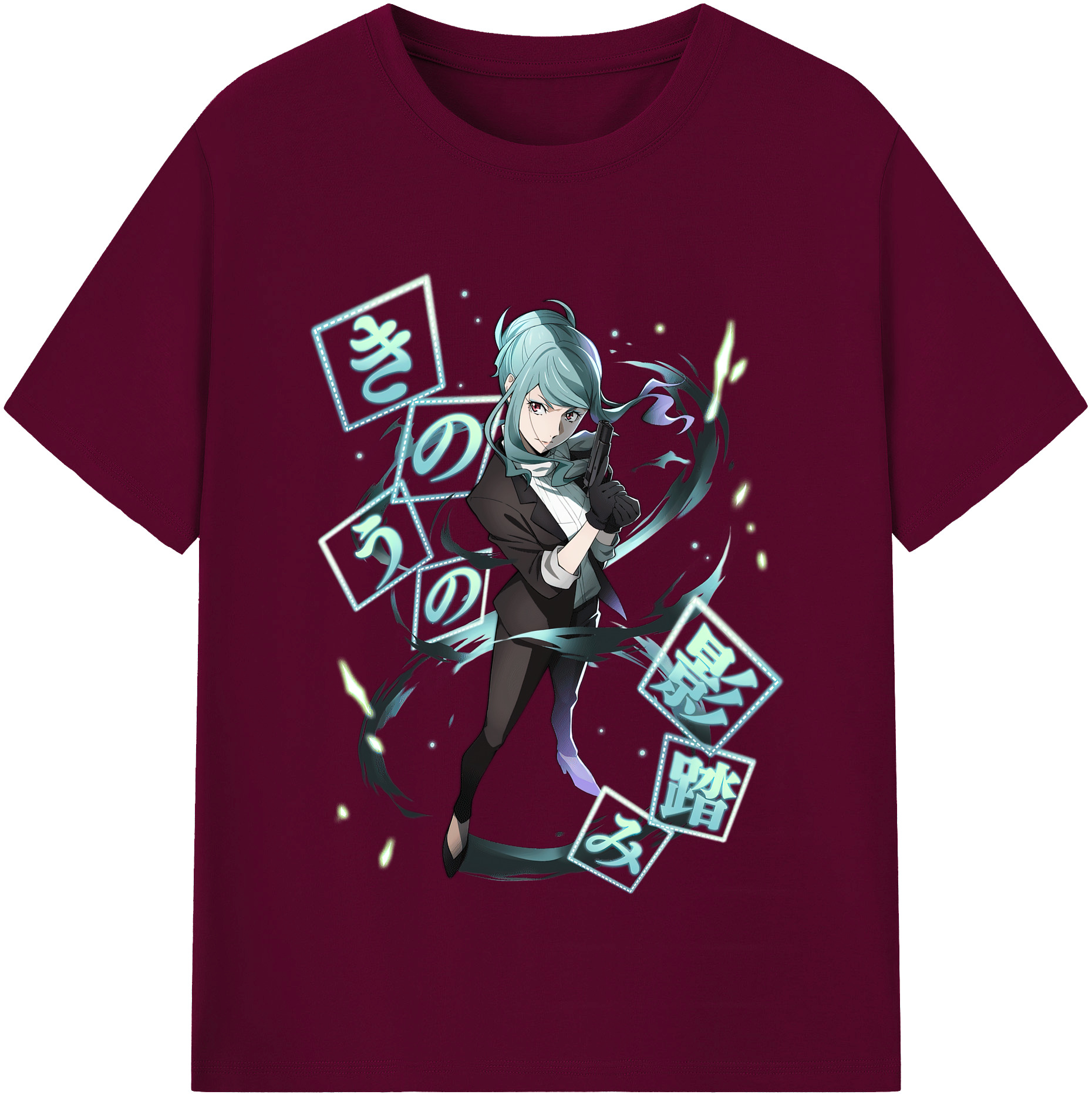（画像用） 文豪ストレイドッグス Bungo Stray Dogs レディースカジュアルプリントTシャツ（綿100％）